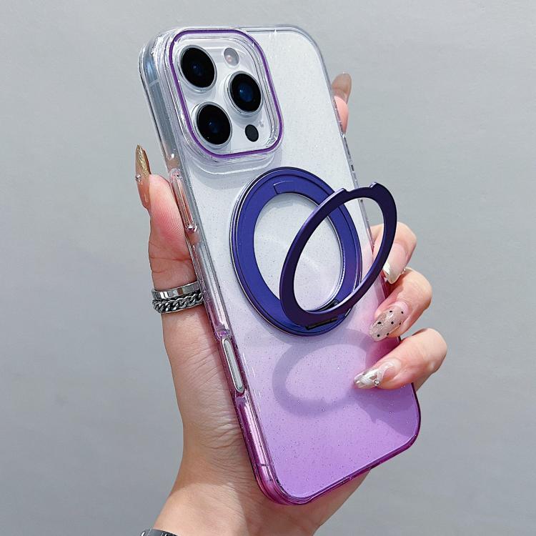 เคสโทรศัพท์ MagSafe พร้อมที่จับหมุน 360 องศาไล่ระดับสีแบบโปร่งใส สำหรับ iPhone 17 Pro Max, สำหรับ iPhone 17 Pro, สำหรับ iPhone 17, สำหรับ iPhone Air, สำหรับ iPhone 16 Pro Max, สำหรับ iPhone 16 Pro, สำหรับ iPhone 16 Plus, สำหรับ iPhone 16
