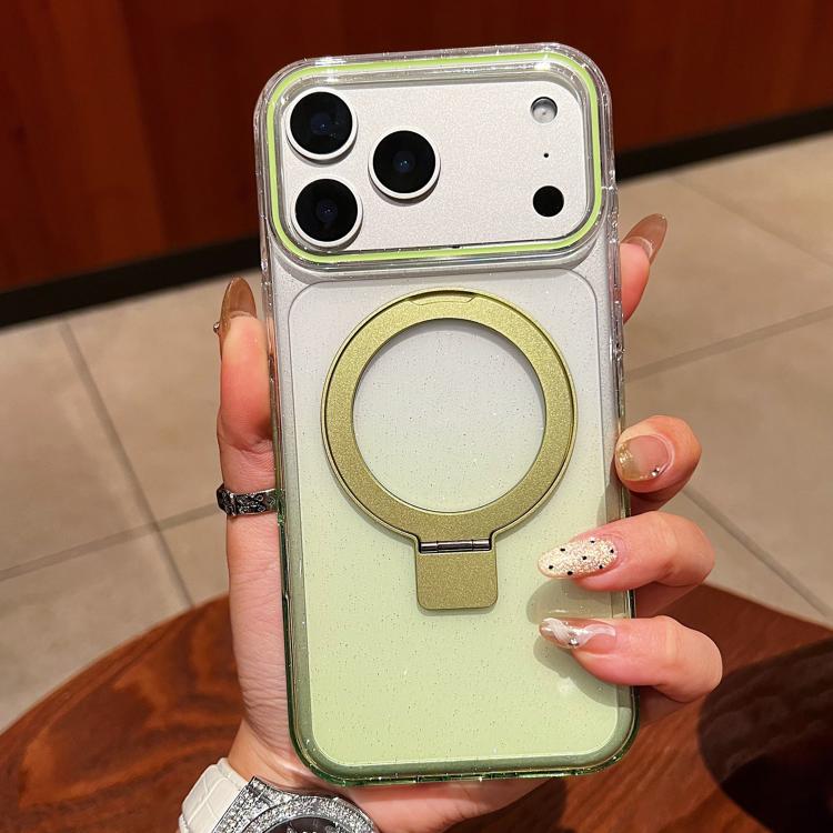 เคสโทรศัพท์ MagSafe พร้อมที่จับแหวนโลหะไล่ระดับสีแบบโปร่งใส สำหรับ iPhone 17 Pro Max, สำหรับ iPhone 17 Pro, สำหรับ iPhone 17, สำหรับ iPhone Air, สำหรับ iPhone 16 Pro Max, สำหรับ iPhone 16 Pro, สำหรับ iPhone 16 Plus, สำหรับ iPhone 16