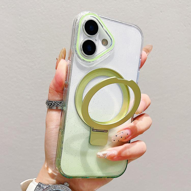 เคสโทรศัพท์ MagSafe พร้อมที่จับแหวนโลหะไล่ระดับสีแบบโปร่งใส สำหรับ iPhone 17 Pro Max, สำหรับ iPhone 17 Pro, สำหรับ iPhone 17, สำหรับ iPhone Air, สำหรับ iPhone 16 Pro Max, สำหรับ iPhone 16 Pro, สำหรับ iPhone 16 Plus, สำหรับ iPhone 16
