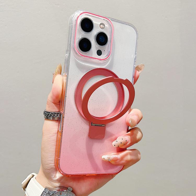 เคสโทรศัพท์ MagSafe พร้อมที่จับแหวนโลหะไล่ระดับสีแบบโปร่งใส สำหรับ iPhone 17 Pro Max, สำหรับ iPhone 17 Pro, สำหรับ iPhone 17, สำหรับ iPhone Air, สำหรับ iPhone 16 Pro Max, สำหรับ iPhone 16 Pro, สำหรับ iPhone 16 Plus, สำหรับ iPhone 16