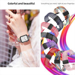 สายรัดนาฬิกาไนลอนระบายอากาศแบบเส้นปลา สำหรับ Apple Watch 46mm / 49mm / 45mm / 44mm, สำหรับ Apple Watch S11 42mm / 41mm / 40mm / 38mm