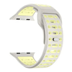 สายรัดนาฬิกาซิลิโคนสปอร์ตสองสีระบายอากาศ xDfind สำหรับ Apple Watch 46mm / 49mm / 45mm / 44mm