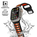 สายรัดนาฬิกาซิลิโคนสปอร์ตสองสีระบายอากาศ xDfind สำหรับ Apple Watch 46mm / 49mm / 45mm / 44mm