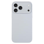 เคสโทรศัพท์ซิลิโคนเหลวสีเรียบรูพรุนละเอียด สำหรับ iPhone 17 Pro