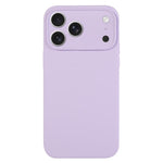 เคสโทรศัพท์ซิลิโคนเหลวสีเรียบรูพรุนละเอียด สำหรับ iPhone 17 Pro
