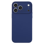 เคสโทรศัพท์ซิลิโคนเหลวสีเรียบรูพรุนละเอียด สำหรับ iPhone 17 Pro