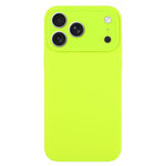 เคสโทรศัพท์ซิลิโคนเหลวสีเรียบรูพรุนละเอียด สำหรับ iPhone 17 Pro