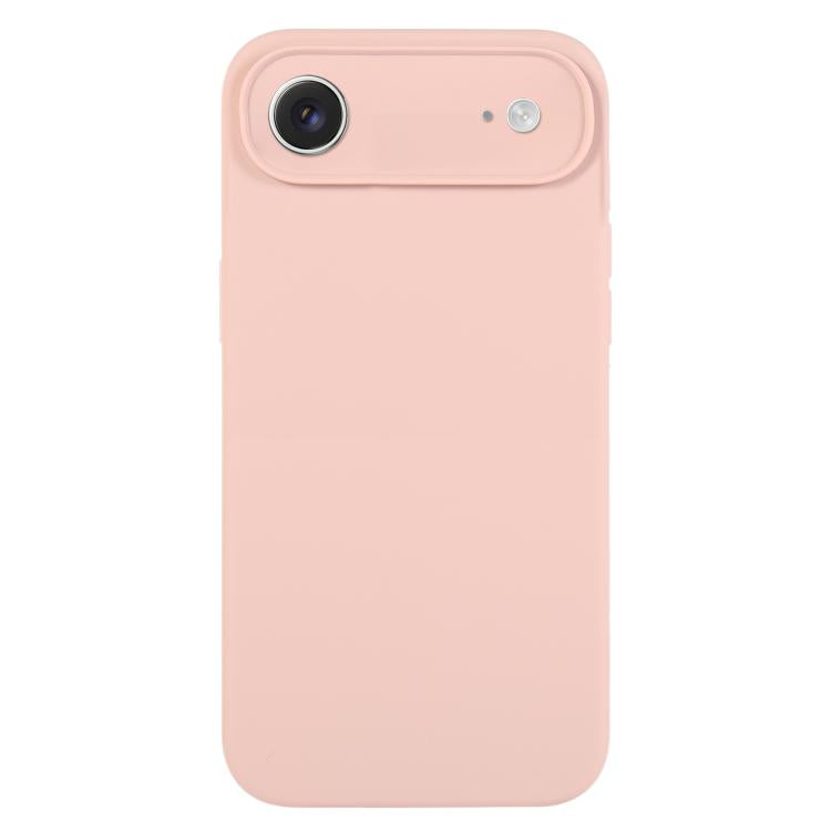 เคสโทรศัพท์ซิลิโคนเหลวสีเรียบรูขุมขนละเอียด, สำหรับ iPhone Air