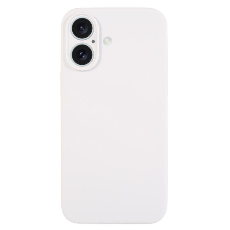เคสโทรศัพท์ซิลิโคนเหลวสีเรียบรูพรุนละเอียด สำหรับ iPhone 17