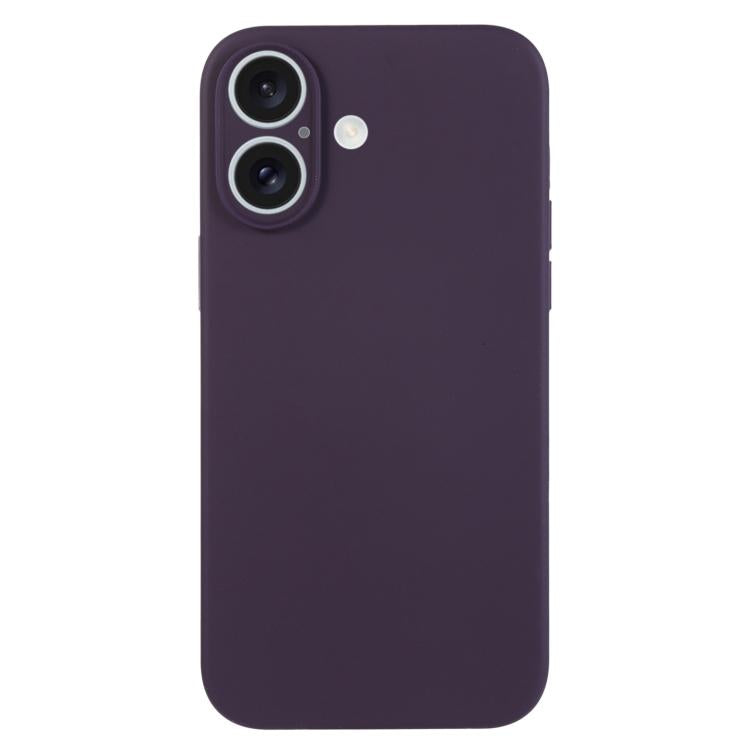 เคสโทรศัพท์ซิลิโคนเหลวสีเรียบรูพรุนละเอียด สำหรับ iPhone 17