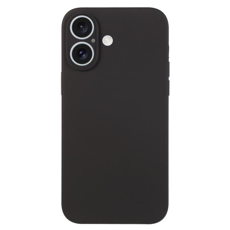 เคสโทรศัพท์ซิลิโคนเหลวสีเรียบรูพรุนละเอียด สำหรับ iPhone 17