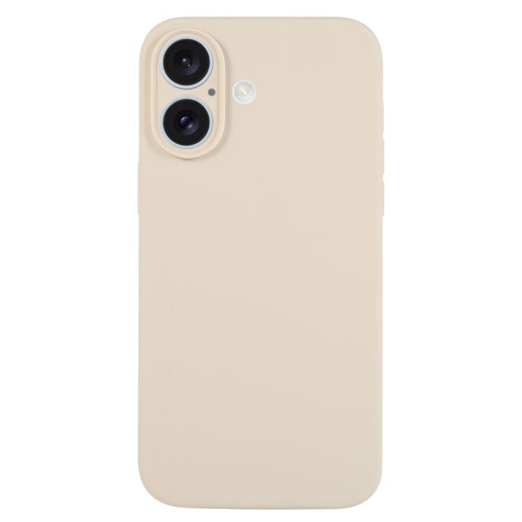 เคสโทรศัพท์ซิลิโคนเหลวสีเรียบรูพรุนละเอียด สำหรับ iPhone 17
