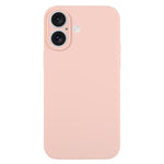 เคสโทรศัพท์ซิลิโคนเหลวสีเรียบรูพรุนละเอียด สำหรับ iPhone 17