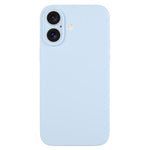 เคสโทรศัพท์ซิลิโคนเหลวสีเรียบรูพรุนละเอียด สำหรับ iPhone 17