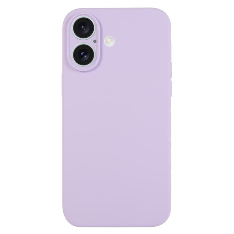 เคสโทรศัพท์ซิลิโคนเหลวสีเรียบรูพรุนละเอียด สำหรับ iPhone 17