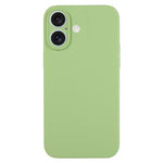 เคสโทรศัพท์ซิลิโคนเหลวสีเรียบรูพรุนละเอียด สำหรับ iPhone 17