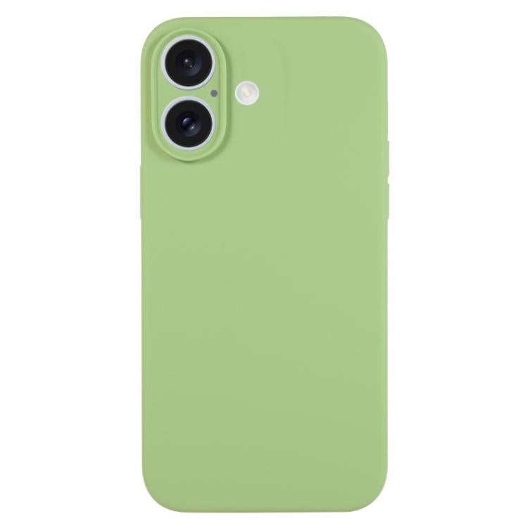 เคสโทรศัพท์ซิลิโคนเหลวสีเรียบรูพรุนละเอียด สำหรับ iPhone 17
