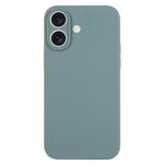 เคสโทรศัพท์ซิลิโคนเหลวสีเรียบรูพรุนละเอียด สำหรับ iPhone 17