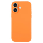 เคสโทรศัพท์ซิลิโคนเหลวสีเรียบรูพรุนละเอียด สำหรับ iPhone 17
