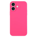 เคสโทรศัพท์ซิลิโคนเหลวสีเรียบรูพรุนละเอียด สำหรับ iPhone 17