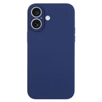 เคสโทรศัพท์ซิลิโคนเหลวสีเรียบรูพรุนละเอียด สำหรับ iPhone 17