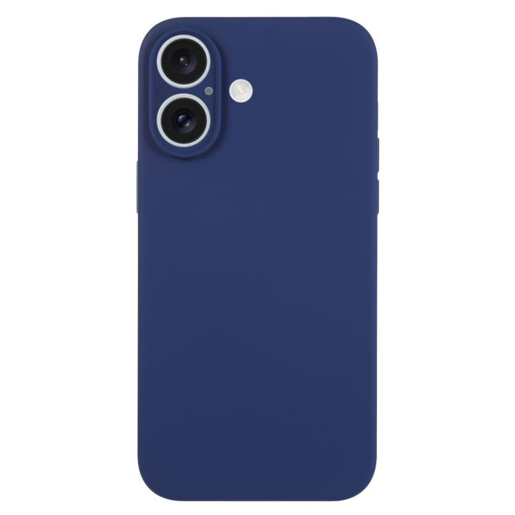 เคสโทรศัพท์ซิลิโคนเหลวสีเรียบรูพรุนละเอียด สำหรับ iPhone 17
