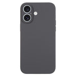 เคสโทรศัพท์ซิลิโคนเหลวสีเรียบรูพรุนละเอียด สำหรับ iPhone 17