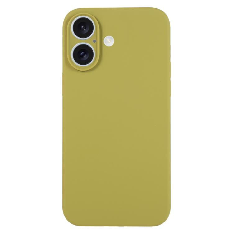 เคสโทรศัพท์ซิลิโคนเหลวสีเรียบรูพรุนละเอียด สำหรับ iPhone 17