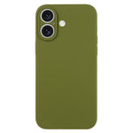 เคสโทรศัพท์ซิลิโคนเหลวสีเรียบรูพรุนละเอียด สำหรับ iPhone 17