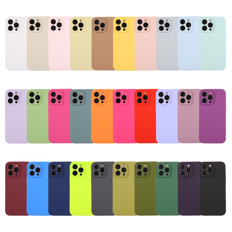 เคสโทรศัพท์ซิลิโคนเหลวสีเรียบรูขุมขนละเอียด, สำหรับ iPhone Air