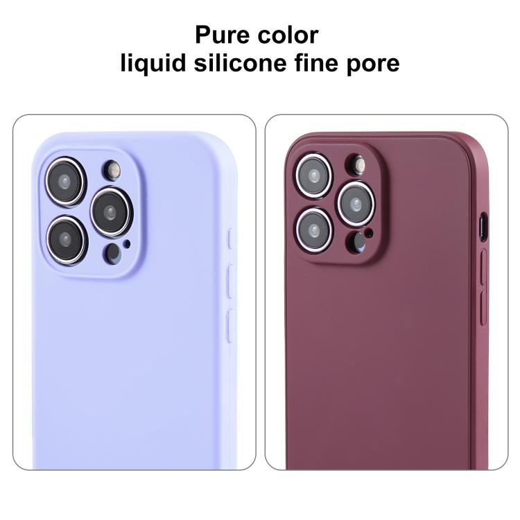 เคสโทรศัพท์ซิลิโคนเหลวสีเรียบรูขุมขนละเอียด, สำหรับ iPhone Air