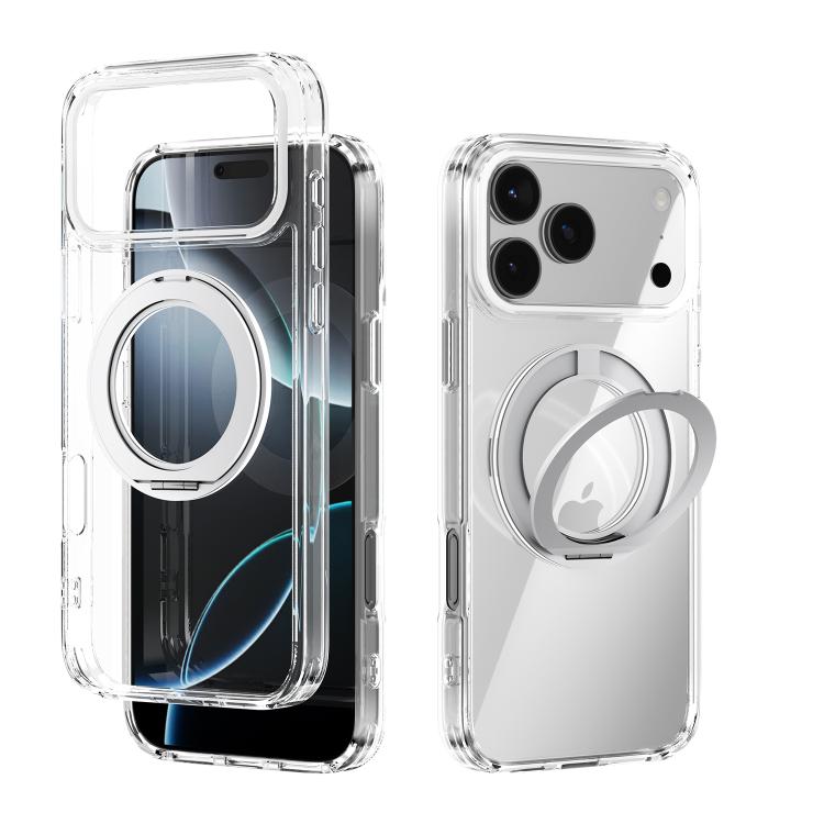 เคสโทรศัพท์โปร่งใส ABEEL MagSafe Q-LUCK Pivot Bracket สำหรับ iPhone 17 Pro Max, สำหรับ iPhone 17 Pro, สำหรับ iPhone 17, สำหรับ iPhone Air, สำหรับ iPhone 16 Pro Max, สำหรับ iPhone 16 Pro, สำหรับ iPhone 16 Plus, สำหรับ iPhone 16