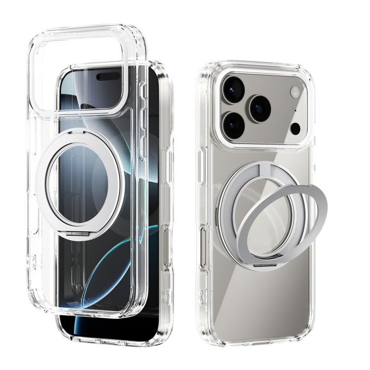 เคสโทรศัพท์โปร่งใส ABEEL MagSafe Q-LUCK Pivot Bracket สำหรับ iPhone 17 Pro Max, สำหรับ iPhone 17 Pro, สำหรับ iPhone 17, สำหรับ iPhone Air, สำหรับ iPhone 16 Pro Max, สำหรับ iPhone 16 Pro, สำหรับ iPhone 16 Plus, สำหรับ iPhone 16