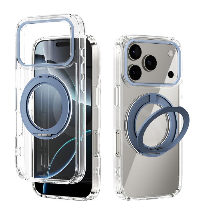 ABEEL MagSafe Q-LUCK Pivot Bracket Transparent Phone Case, For iPhone 17 Pro Max, For iPhone 17 Pro, For iPhone 17, For iPhone Air, For iPhone 16 Pro Max, For iPhone 16 Pro, For iPhone 16 Plus, For iPhone 16