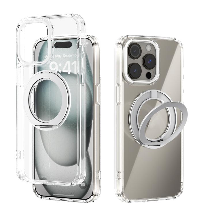 เคสโทรศัพท์โปร่งใส ABEEL MagSafe Q-LUCK Pivot Bracket สำหรับ iPhone 15 Pro Max, สำหรับ iPhone 15 Pro, สำหรับ iPhone 15 Plus, สำหรับ iPhone 15, สำหรับ iPhone 14 Plus, สำหรับ iPhone 14, สำหรับ iPhone 14 Pro, สำหรับ iPhone 14 Pro Max