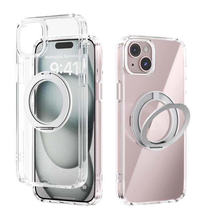 เคสโทรศัพท์โปร่งใส ABEEL MagSafe Q-LUCK Pivot Bracket สำหรับ iPhone 15 Pro Max, สำหรับ iPhone 15 Pro, สำหรับ iPhone 15 Plus, สำหรับ iPhone 15, สำหรับ iPhone 14 Plus, สำหรับ iPhone 14, สำหรับ iPhone 14 Pro, สำหรับ iPhone 14 Pro Max