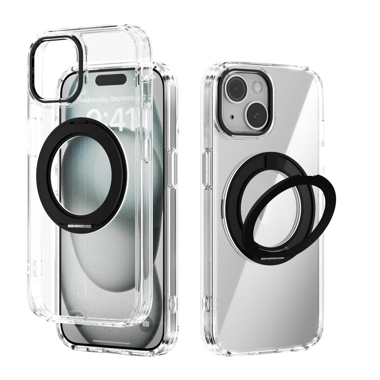 เคสโทรศัพท์โปร่งใส ABEEL MagSafe Q-LUCK Pivot Bracket สำหรับ iPhone 15 Pro Max, สำหรับ iPhone 15 Pro, สำหรับ iPhone 15 Plus, สำหรับ iPhone 15, สำหรับ iPhone 14 Plus, สำหรับ iPhone 14, สำหรับ iPhone 14 Pro, สำหรับ iPhone 14 Pro Max