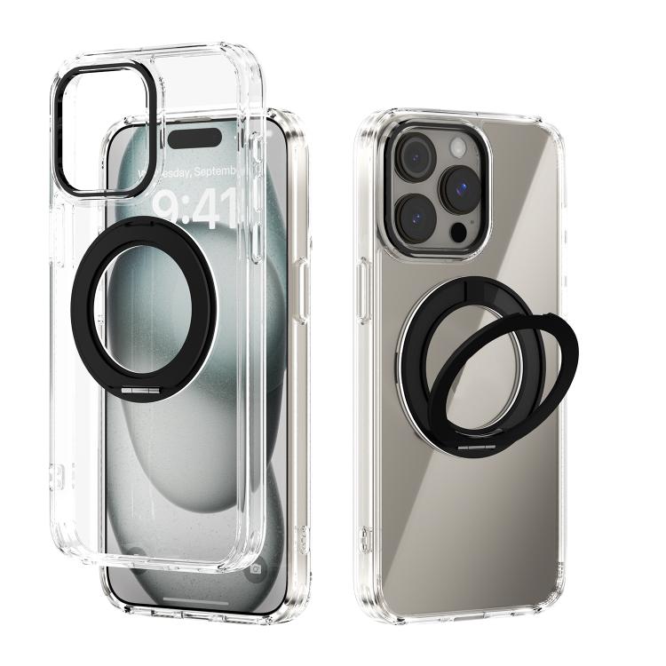 เคสโทรศัพท์โปร่งใส ABEEL MagSafe Q-LUCK Pivot Bracket สำหรับ iPhone 15 Pro Max, สำหรับ iPhone 15 Pro, สำหรับ iPhone 15 Plus, สำหรับ iPhone 15, สำหรับ iPhone 14 Plus, สำหรับ iPhone 14, สำหรับ iPhone 14 Pro, สำหรับ iPhone 14 Pro Max
