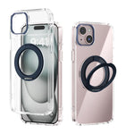 เคสโทรศัพท์โปร่งใส ABEEL MagSafe Q-LUCK Pivot Bracket สำหรับ iPhone 15 Pro Max, สำหรับ iPhone 15 Pro, สำหรับ iPhone 15 Plus, สำหรับ iPhone 15, สำหรับ iPhone 14 Plus, สำหรับ iPhone 14, สำหรับ iPhone 14 Pro, สำหรับ iPhone 14 Pro Max