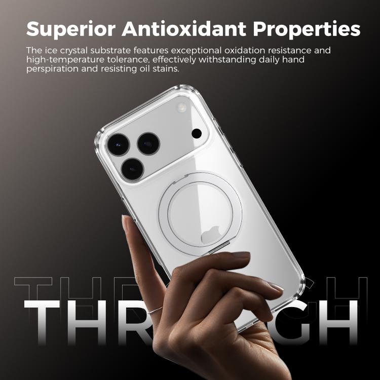 เคสโทรศัพท์โปร่งใส ABEEL MagSafe Q-LUCK Pivot Bracket สำหรับ iPhone 15 Pro Max, สำหรับ iPhone 15 Pro, สำหรับ iPhone 15 Plus, สำหรับ iPhone 15, สำหรับ iPhone 14 Plus, สำหรับ iPhone 14, สำหรับ iPhone 14 Pro, สำหรับ iPhone 14 Pro Max