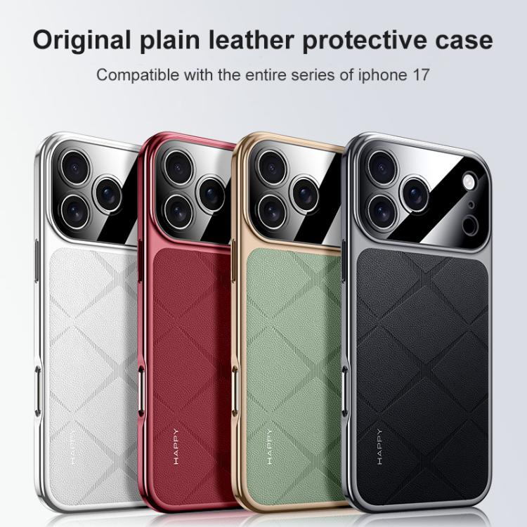 เคสโทรศัพท์หนังเรียบ PC สำหรับ iPhone 17 Pro Max, สำหรับ iPhone 17 Pro, สำหรับ iPhone 17, สำหรับ iPhone Air