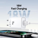 ที่ชาร์จเร็วพอร์ต USB-A เดี่ยว USAMS CC324 T69 QC18W, CC324