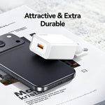 ที่ชาร์จเร็วพอร์ต USB-A เดี่ยว USAMS CC324 T69 QC18W, CC324