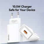 ที่ชาร์จพอร์ต USB เดี่ยว USAMS CC326 T69 10.5W 2.1A, CC326