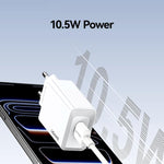 ที่ชาร์จพอร์ต USB เดี่ยว USAMS CC326 T69 10.5W 2.1A, CC326