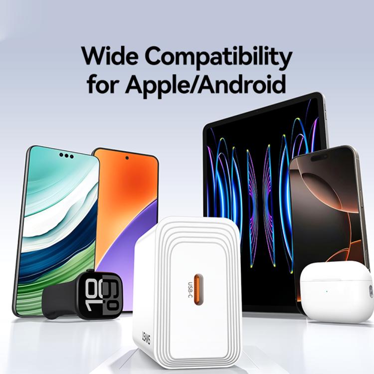 USAMS CC329 T69 PD ที่ชาร์จเร็วพอร์ตเดียว 30W USB-C / Type-C, CC329