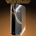 Benks King Kong Corning ฟิล์มกระจกนิรภัย DLC แบบโค้งร้อนเต็มแผ่นกาว ติดตั้งเร็ว สำหรับ iPhone 17 Pro Max, สำหรับ iPhone 17 Pro