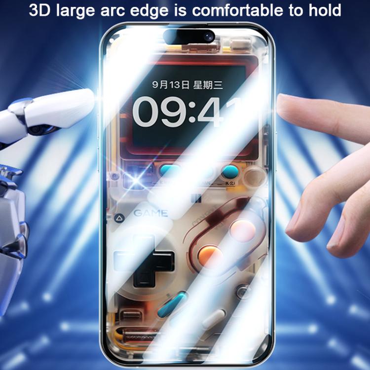ฟิล์มกันรอยหน้าจอแบบด้านสำหรับเล่นเกมขอบโค้งศูนย์ Benks สำหรับ iPhone 17 Pro Max, สำหรับ iPhone 17