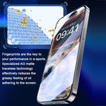 ฟิล์มกันรอยหน้าจอแบบด้านสำหรับเล่นเกมขอบโค้งศูนย์ Benks สำหรับ iPhone 17 Pro Max, สำหรับ iPhone 17