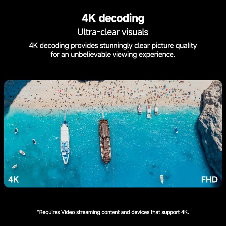Xiaomi TV Stick รุ่นที่ 2 แท้ Quad Core Cortex-A55 4K Ultra HD WiFi6 สองย่านความถี่ Google TV Stick รุ่นทั่วโลก พร้อม Google Play, 2GB+8GB